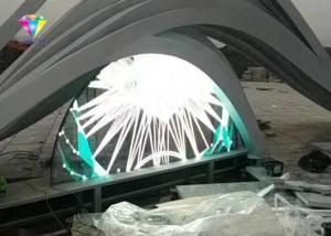 China Programmable Led Transparent Display , Soft Pixel Transparent Glass Led Screen on sale