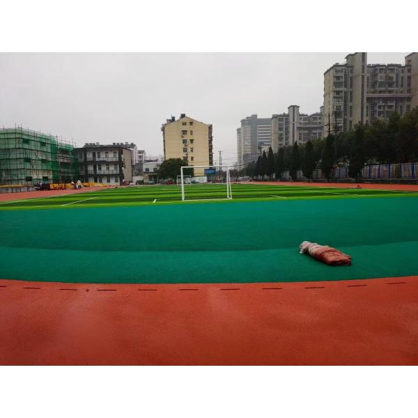 WAF Approved Outdoor Running Track Playground Synthetic Sports Flooring