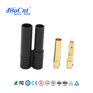 China Aircraft Lithium Battery Banana Plug Socket , 4.0mm Double Banana Connector wholesale