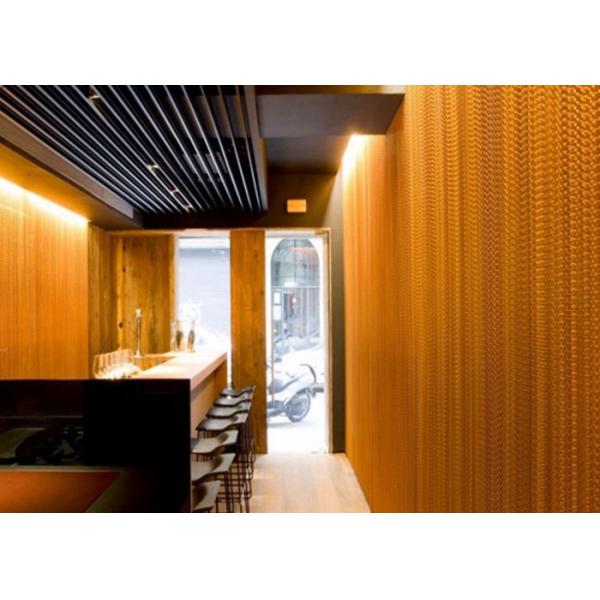 Stainless Steel Chainmail Ring 2.5mm Metal Coil Drapery For Lampshade