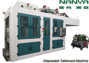 China Automatic Biodegradable Bagasse Pulp Molding Equipment / Plate Making Machine wholesale