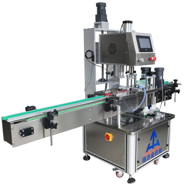 Quality 800W Liquid Filling And Capping Machine Automatic Bottle Capper 20-50 Pcs / Min for sale