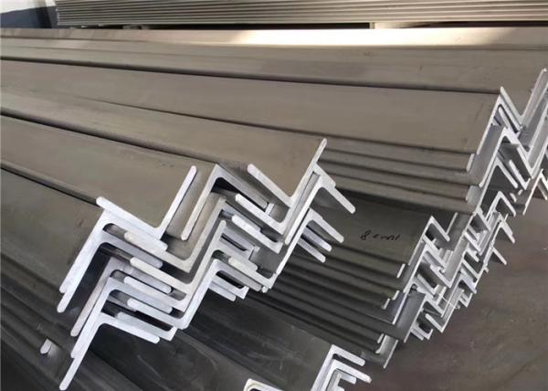 Quality Pickled Surface 316 316L Metal Angle Bar , 6m 5.8m Structural Steel Angle Bar for sale
