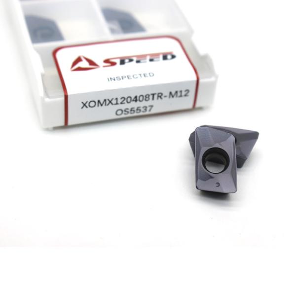Carbide Milling Lathe Cutting Inserts XOMX120408TR For Cnc Turning