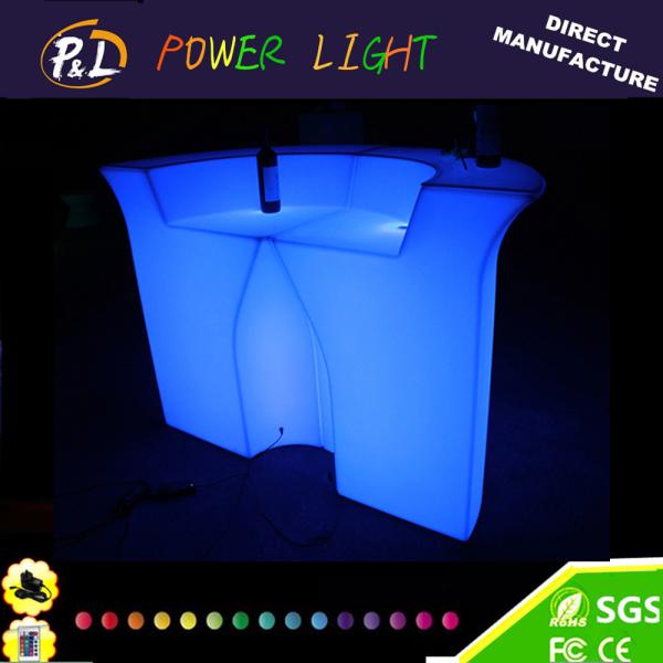 Quality Illuminated led bar corner section bar corner Counter for sale