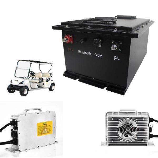 Powerful 51.2V 105Ah 160Ah EV Lithium Battery Pack For Golf Cart