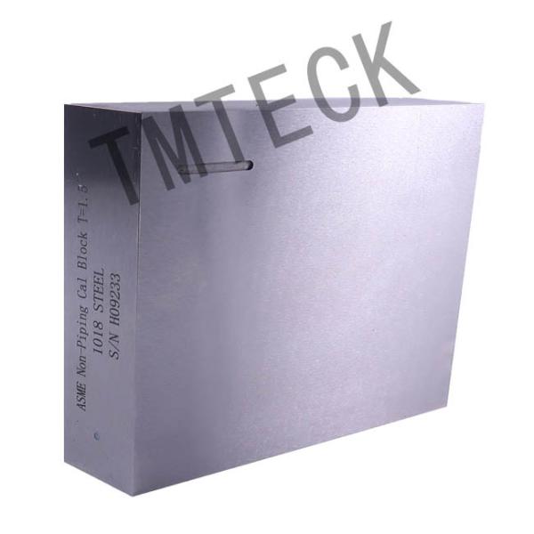 Non Piping T 1.5" 1018 Steel Asme Ut Calibration Block