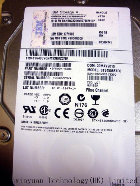 Quality 17P9905 450GB 15K  Sata Server Hard Drive  DS8000 652564-B21 Compatible High Speed Stable Server for sale