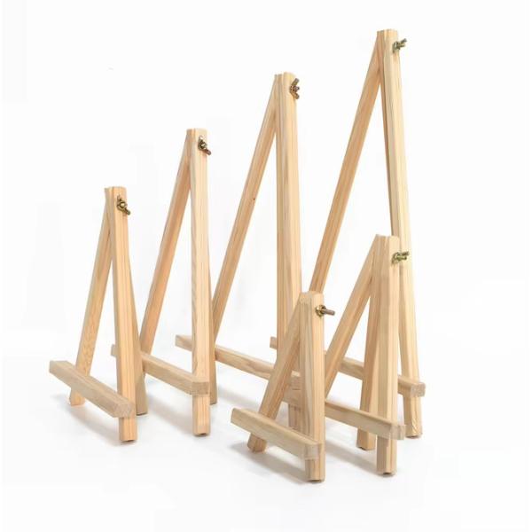 Customized Mini Tabletop Wooden Display Easel Stand Best Art Easels For Artists