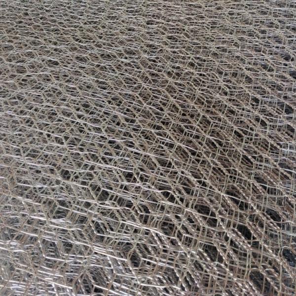 Quality Twisted 80x120mm Gabion Basket Mesh Knuckle Cut Edge for sale