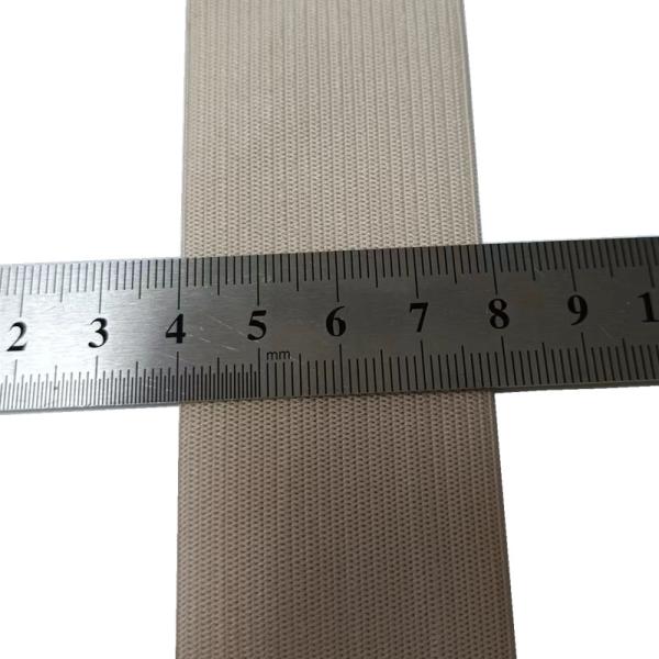 Flat Polyester Colorful Knitted Elastic Belt for Women Casual Garment