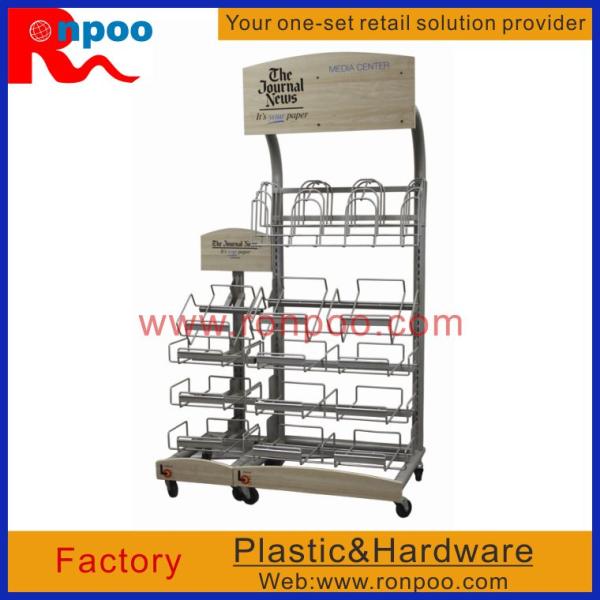 Quality Metal hanging display racks, Grocery Food Racks, Floor Sign holders, Garment Display Racks, Retail Store for sale