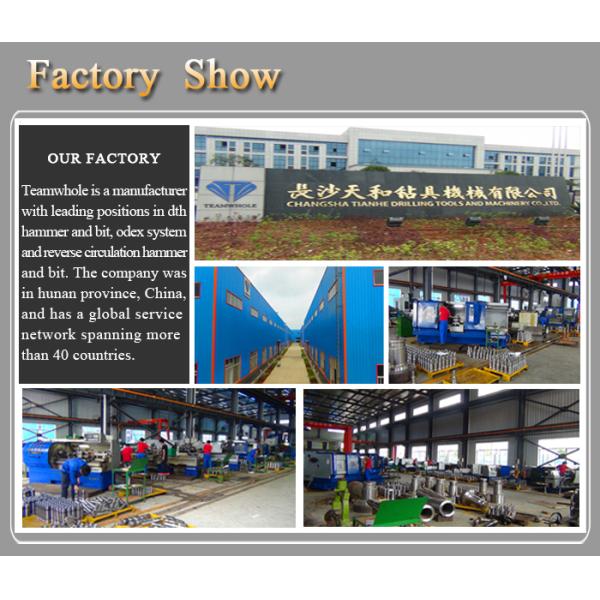 Anti Corrosion 3.5 Inch DTH Drill Bit Three Type Carbides Shape Optional