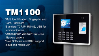 RFID Card Fingerprint Time Attendance Terminal With Thermal Printer