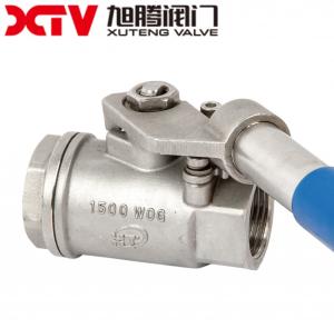 China Bsp Standard Spring Loaded Ball Valves with CE/ISO/API Approval and Manual Operation wholesale