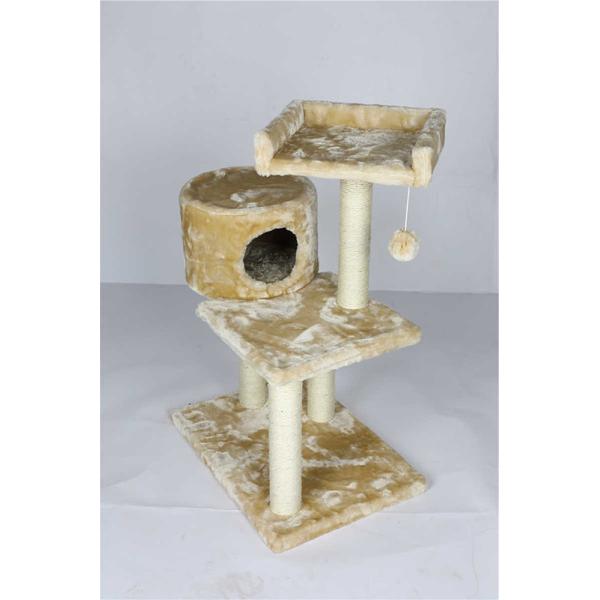Eco Friendly Cat Climbing Frame Multi Level Design With Soft Perches