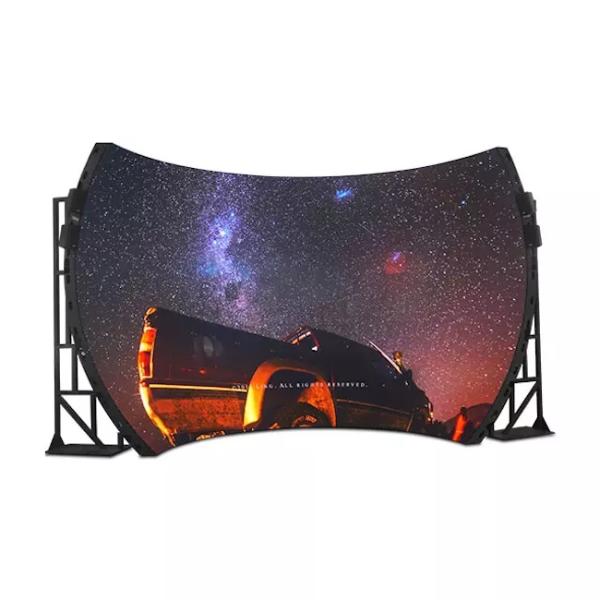 P2mm Cave Shape Flexible LED Display Screen High Refresh