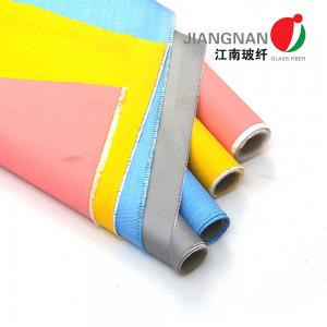 China 1 Side 18 Oz Silicone Coated Fiberglass Fabric For Heat Insulation Pipe Cover on sale