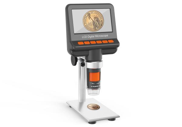 Quality LCD 250x Handheld Portable Digital Microscope 5MP Coin Camera Microscope for sale