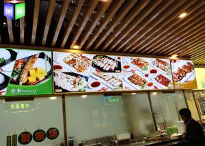 China Snap Frame Illuminated Menu Boards Lightbox Menu Display A0 - A4 Size wholesale