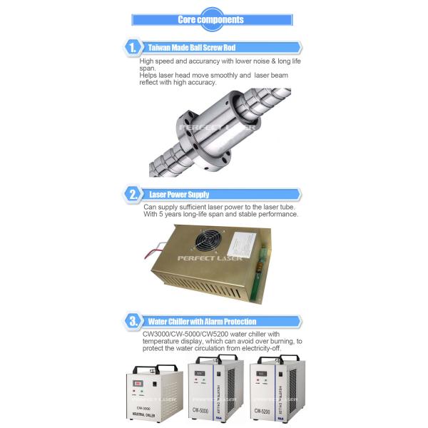 900*600mm CO2 Laser Plastic Laser Engraving Machine Water Chiller With CNC Controlling System