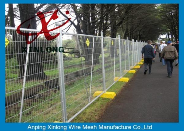 Quality Free Standing Temporary Fencing Panels For Building Site Simple Design for sale