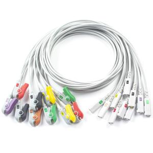 China Conmed EKG Lead Compatible with Latex-free 10Lead ECG Diagnostic Cable IEC Grabber wholesale