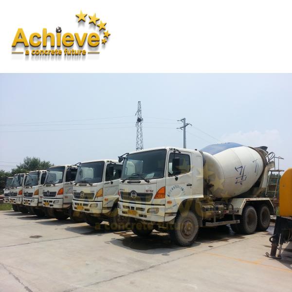 HINO Chassis Used ZOOMLION Concrete Pump 10JBG-R Concrete Truck Mixer