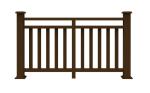 Fireproof WPC Fence Panel 2000x1200mm Wood Plastic Composite Board