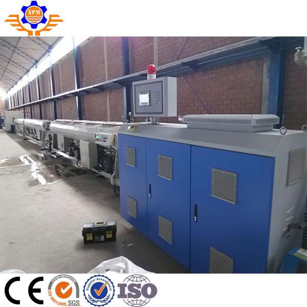 Double Strands Plastic Pipe Extrusion Line , High Output PVC Pipe Production Line