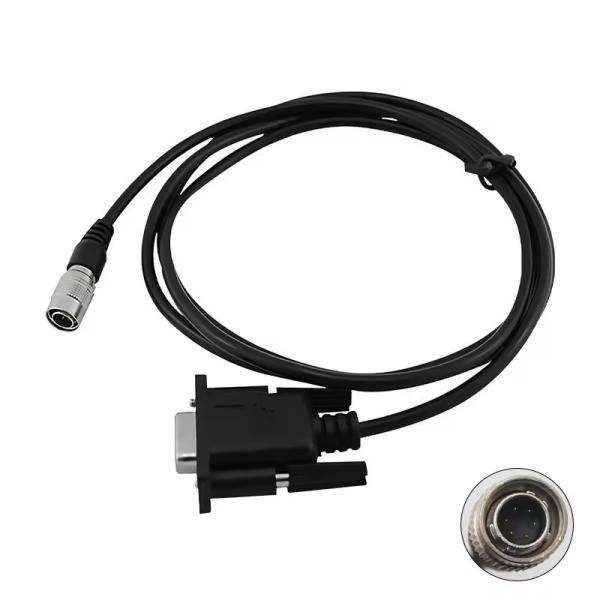 Convenient 6 PIN USB RS232 Data Download Cable For Hi-Target Survey Total Station HTS221/420/121/520/ATS320
