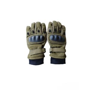 China Military Green Winter Tactical Gloves Insulated Windproof Touchscreen wholesale