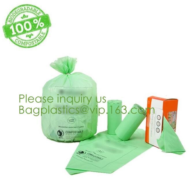 Drawstring Drawtape liner sacks, sachets, closure,shopping biodegradable compostable clear plastic grocery shopping bag,