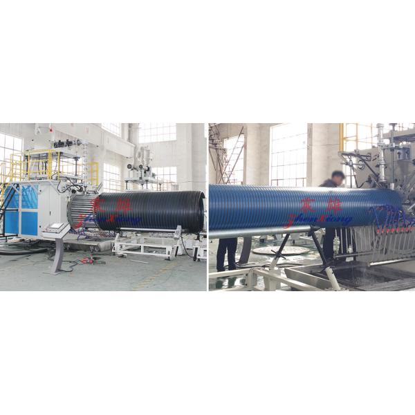 Large Diameter Plastic Pipe Machine Smooth Wall Finish In Winding Ow Cost And High Output