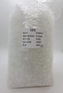 China 5012 Natural Color TPU Tape TPU Filament Yarn Mobilon Tape Dull Polish TPU Tape wholesale