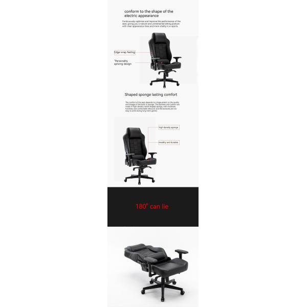 High Back PU Leather Office Chair with Customized Colors and Fabric Padded Seat Ideal