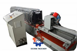China Aluminium Shutter Door Roll Forming Machine With Servo Following Cutting wholesale
