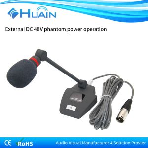 Professional Gooseneck Condenser Mic 48v Wired Conference Room Desktop