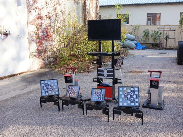 Quality Cartesykj Portable movable 3D wheel alignment for both car & truck 3 camera technology for sale