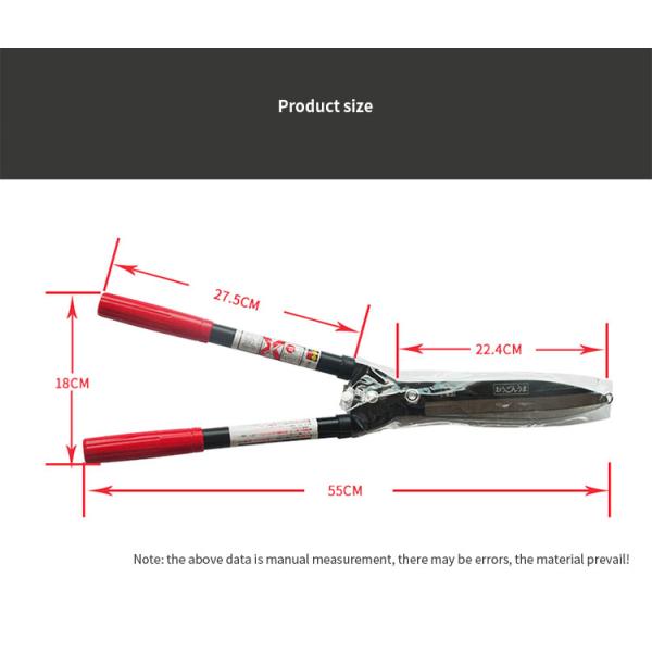 Hand Garden Pruning Scissors Tool Landscaping Fence Hedge Plant Pruning Cutter Lopper