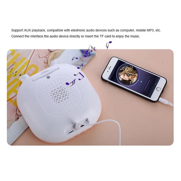 2 - In - 1 Makeup Mirror Speakers Portable Support TF Card 163 x 175 x 53mm