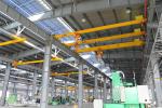 Wireless Remote Control Overhead Crane Single Girder With Good Hoist