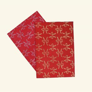 China 100% polyester jacquard placemat with gold thread -X‘mas design wholesale