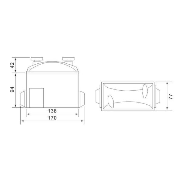 300A J Type Heavy Duty Fuse Cut Out Base / LV Fuse Switch Disconnector