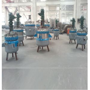China Polished Reaction Kettle / Industrial Scale Reactors 1000L Pneumatic Test wholesale