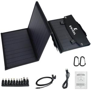 Mono Camping Foldable Solar Panel Charger Output Type C And Usb 80W Portable