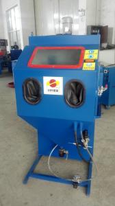 Blue Industrial Sand Blasting Machine , Industrial Mobile Sandblasting Equipment