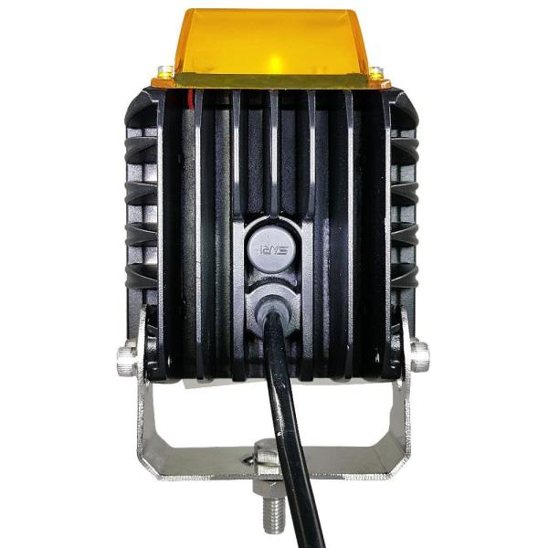 White / Blue LED Square Work Light 75W LED Spotlights For Tractors