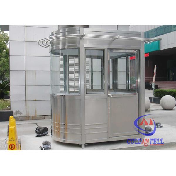 20 Years Use Time Stainless Steel Parking Booth Customized Size Heat Insulation Enviroment Friendly