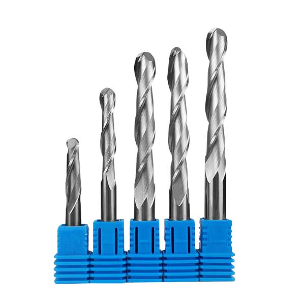 YingBa CNC Router Bits Customized Tungsten 2 Flute Endmill With Coating Solid Carbide End Mill CNC Bit for Wood Working